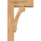 Ekena Millwork Imperial Block Smooth Bracket w/ Offset Brace, Western Red Cedar, 5 1/2"W x 14"D x 22"H BKT0604X14X22IMP05SWR - alternate 4